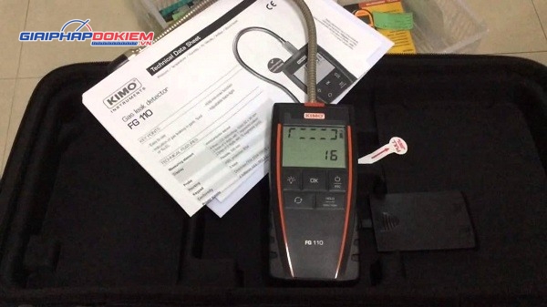 Máy đo và phát hiện khí cháy, khi gas rò gỉ KIMO FG110 10 Máy đo và phát hiện khí cháy, khi gas rò gỉ KIMO FG110