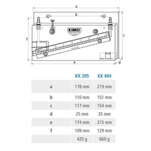 Áp kế chất lỏng dạng nghiêng KIMO KX