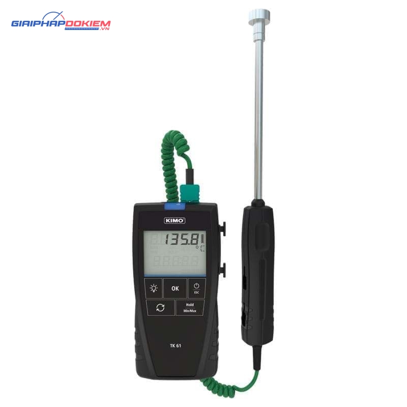 Máy đo nhiệt độ tiếp xúc KIMO TK62 10 Máy đo nhiệt độ tiếp xúc KIMO TK62