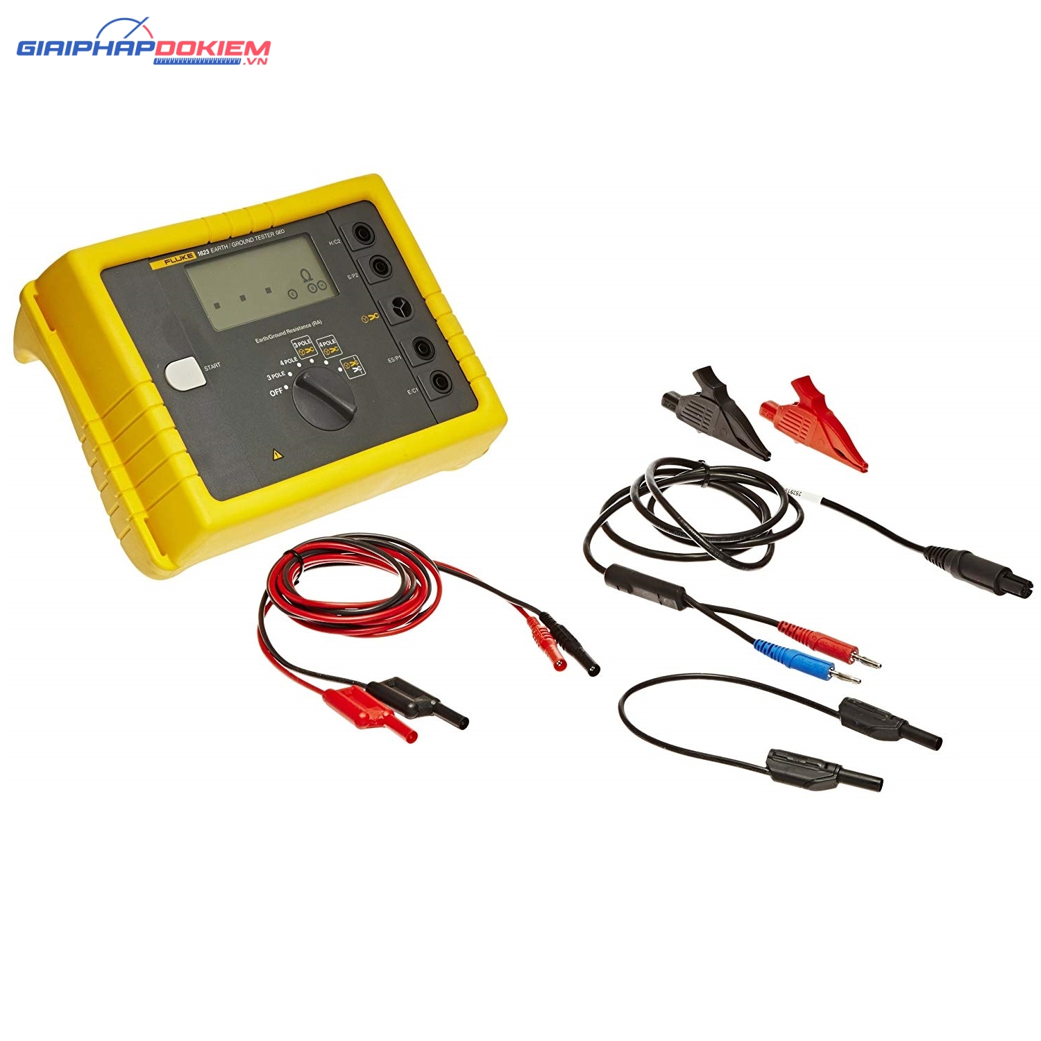 Thiết bị đo điện trở đất Fluke 1623-2 KIT 12 Thiết bị đo điện trở đất Fluke 1623-2 KIT