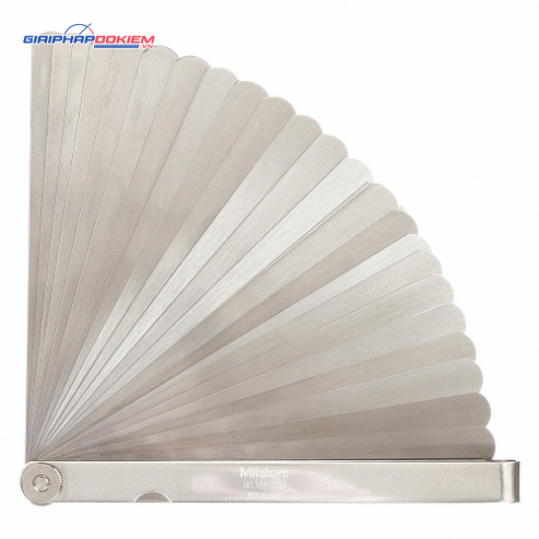 Dưỡng đo độ dày Mitutoyo 184-303S 0.05-1mm/28 lá/150mm 7 Dưỡng đo độ dày Mitutoyo 184-303S 0.05-1mm/28 lá/150mm