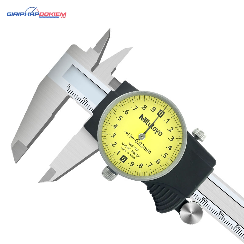Thước cặp đồng hồ Mitutoyo 505-745 (0-300mm/0.02mm) 5 Thước cặp đồng hồ Mitutoyo 505-745 (0-300mm/0.02mm)