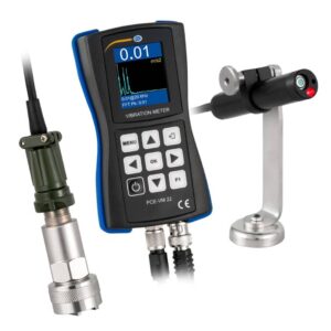 Máy đo gia tốc PCE PCE-VM 22-ICA bao gồm Giấy chứng nhận hiệu chuẩn ISO