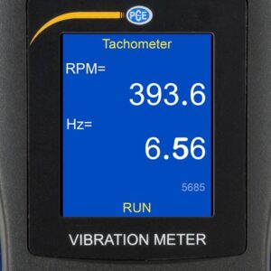 Máy đo gia tốc PCE PCE-VM 22-ICA bao gồm Giấy chứng nhận hiệu chuẩn ISO