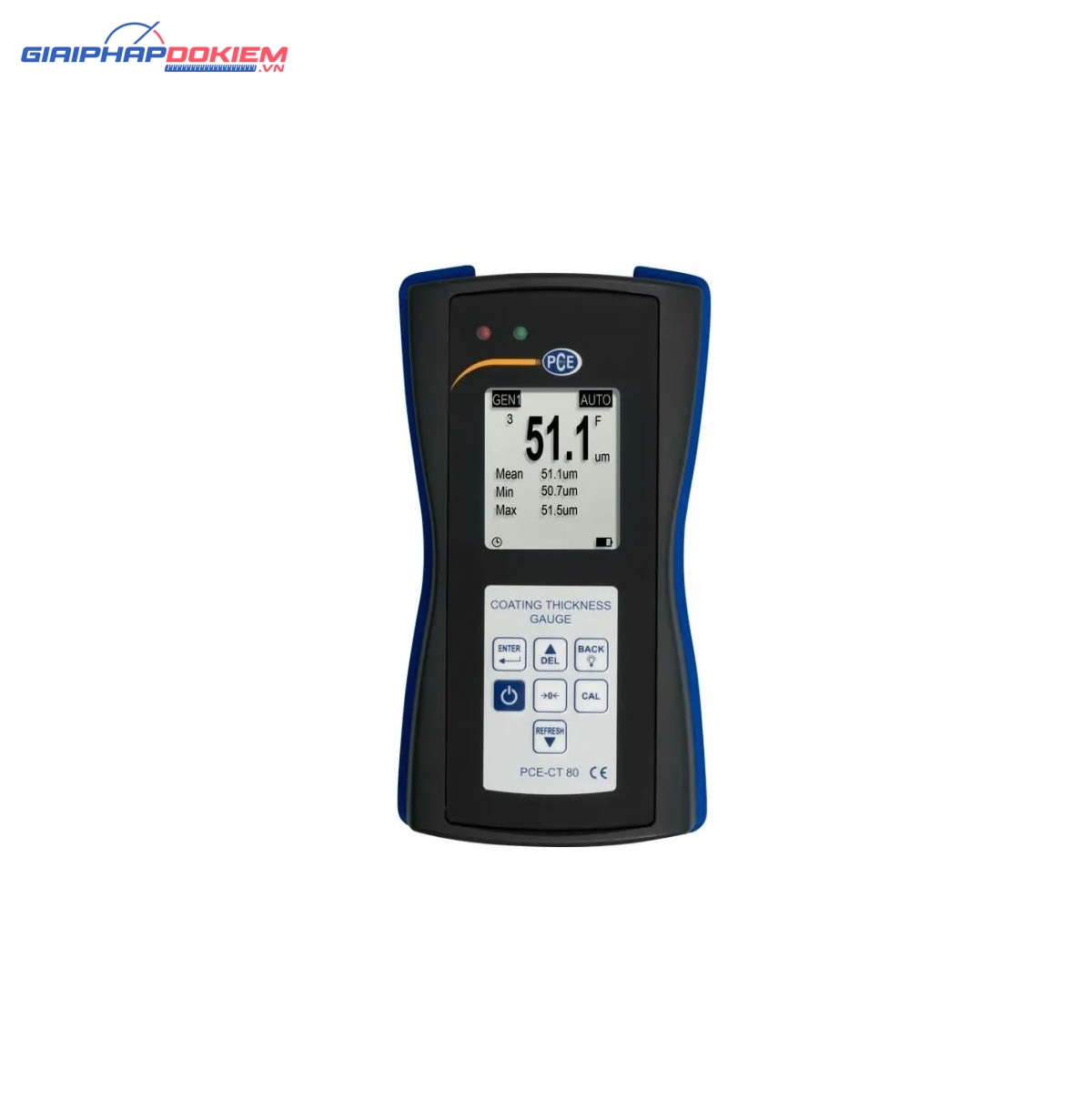 Máy đo độ dày PCE PCE-CT 80-F5N3-ICA bao gồm chứng chỉ hiệu chuẩn ISO 6 Máy đo độ dày PCE PCE-CT 80-F5N3-ICA bao gồm chứng chỉ hiệu chuẩn ISO