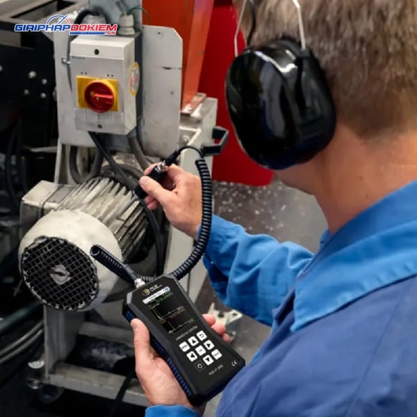 Máy đo gia tốc PCE PCE-VT 3850S 12 Máy đo gia tốc PCE PCE-VT 3850S