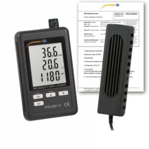 Máy đo chất lượng không khí PCE PCE-AQD 10-ICA bao gồm Giấy chứng nhận hiệu chuẩn ISO