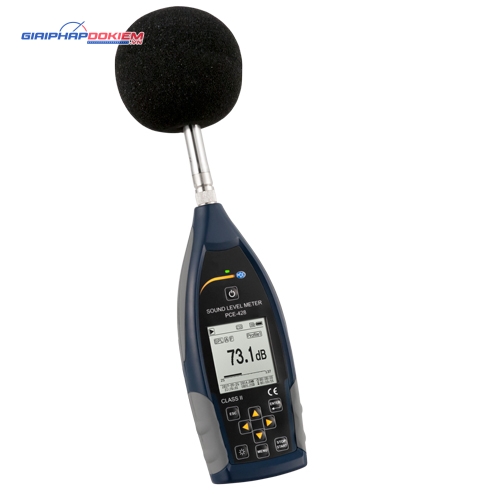 Máy đo độ ồn SPL ghi dữ liệu loại 1 PCE PCE-430 24 PCE PCE-430