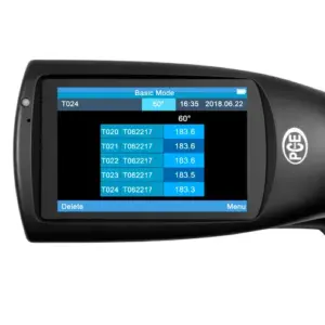 Máy đo độ bóng PCE PCE-SGM 60-ICA bao gồm chứng chỉ hiệu chuẩn ISO