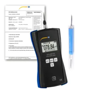 Máy đo Gauss độ chính xác cao PCE PCE-MFM 2400+ICA bao gồm Chứng nhận hiệu chuẩn ISO