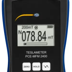 Máy đo Gauss độ chính xác cao PCE PCE-MFM 2400+ICA bao gồm Chứng nhận hiệu chuẩn ISO 22 Máy đo Gauss độ chính xác cao PCE PCE-MFM 2400+ICA bao gồm Chứng nhận hiệu chuẩn ISO