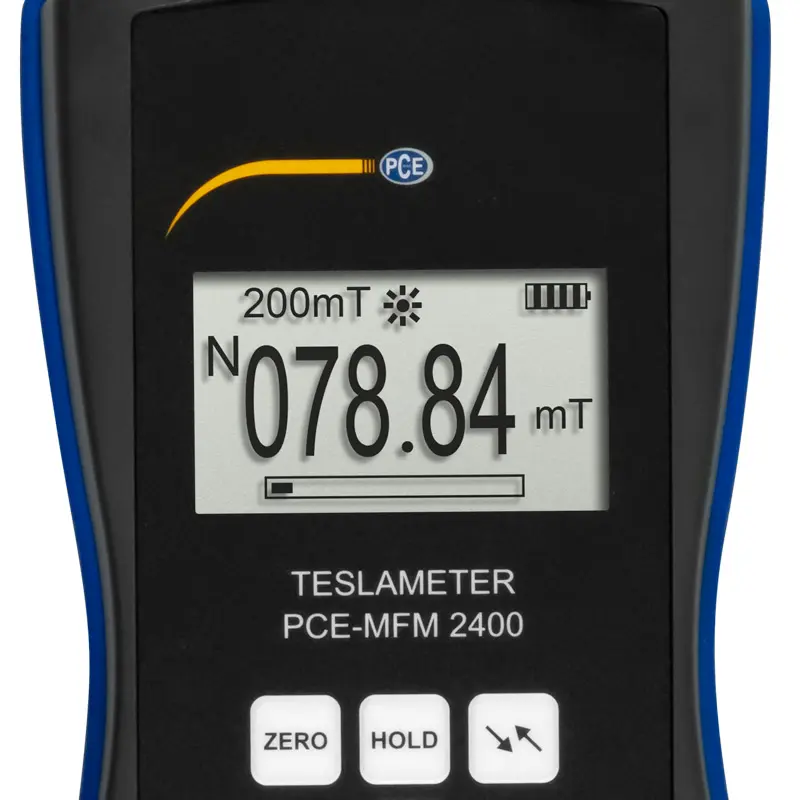 Máy đo Gauss độ chính xác cao PCE PCE-MFM 2400+ICA bao gồm Chứng nhận hiệu chuẩn ISO 13 Máy đo Gauss độ chính xác cao PCE PCE-MFM 2400+ICA bao gồm Chứng nhận hiệu chuẩn ISO