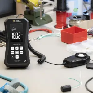 Máy đo ánh sáng PCE PCE-LMD 10-ICA bao gồm Chứng nhận hiệu chuẩn ISO
