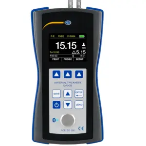 Máy đo độ dày PCE PCE-TG 300-NO2-ICA bao gồm chứng chỉ hiệu chuẩn ISO 19 Máy đo độ dày PCE PCE-TG 300-NO2-ICA bao gồm chứng chỉ hiệu chuẩn ISO