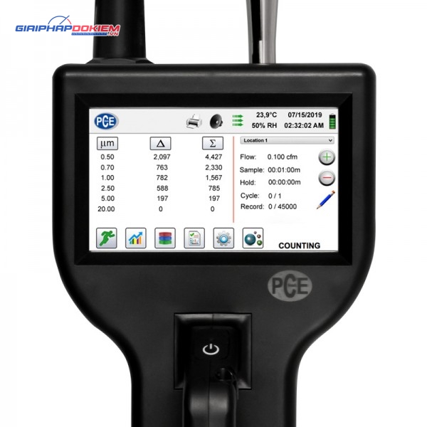 Máy đo chất lượng không khí PCE PCE-PQC 12EU Bao gồm Giấy chứng nhận hiệu chuẩn 11 Máy đo chất lượng không khí PCE PCE-PQC 12EU Bao gồm Giấy chứng nhận hiệu chuẩn