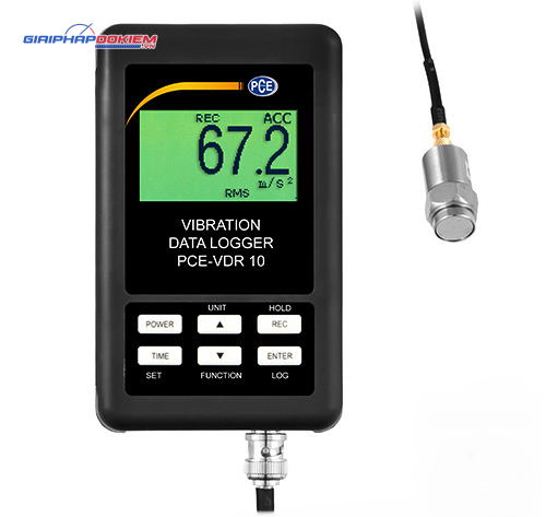 Máy đo gia tốc PCE PCE-VDR 10-ICA bao gồm Giấy chứng nhận hiệu chuẩn ISO 15 Máy đo gia tốc PCE PCE-VDR 10-ICA bao gồm Giấy chứng nhận hiệu chuẩn ISO