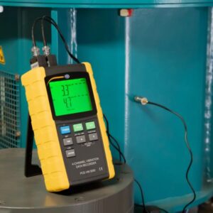 Máy đo gia tốc PCE PCE-VM 5000-ICA Bao gồm Chứng nhận hiệu chuẩn ISO