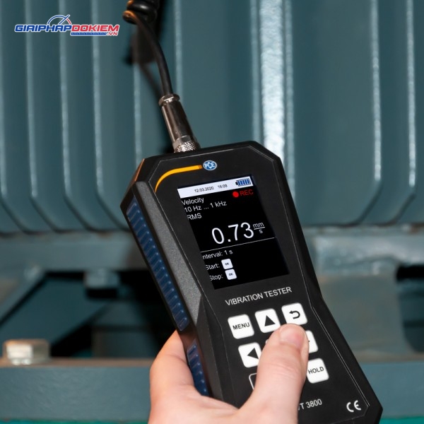 Máy đo gia tốc PCE PCE-VT 3800S 22 Máy đo gia tốc PCE PCE-VT 3800S
