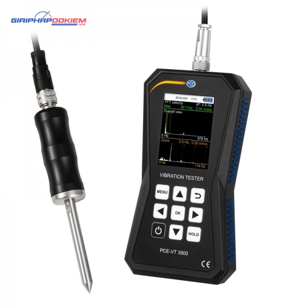 Máy đo gia tốc PCE PCE-VT 3900S 12 Máy đo gia tốc PCE PCE-VT 3900S