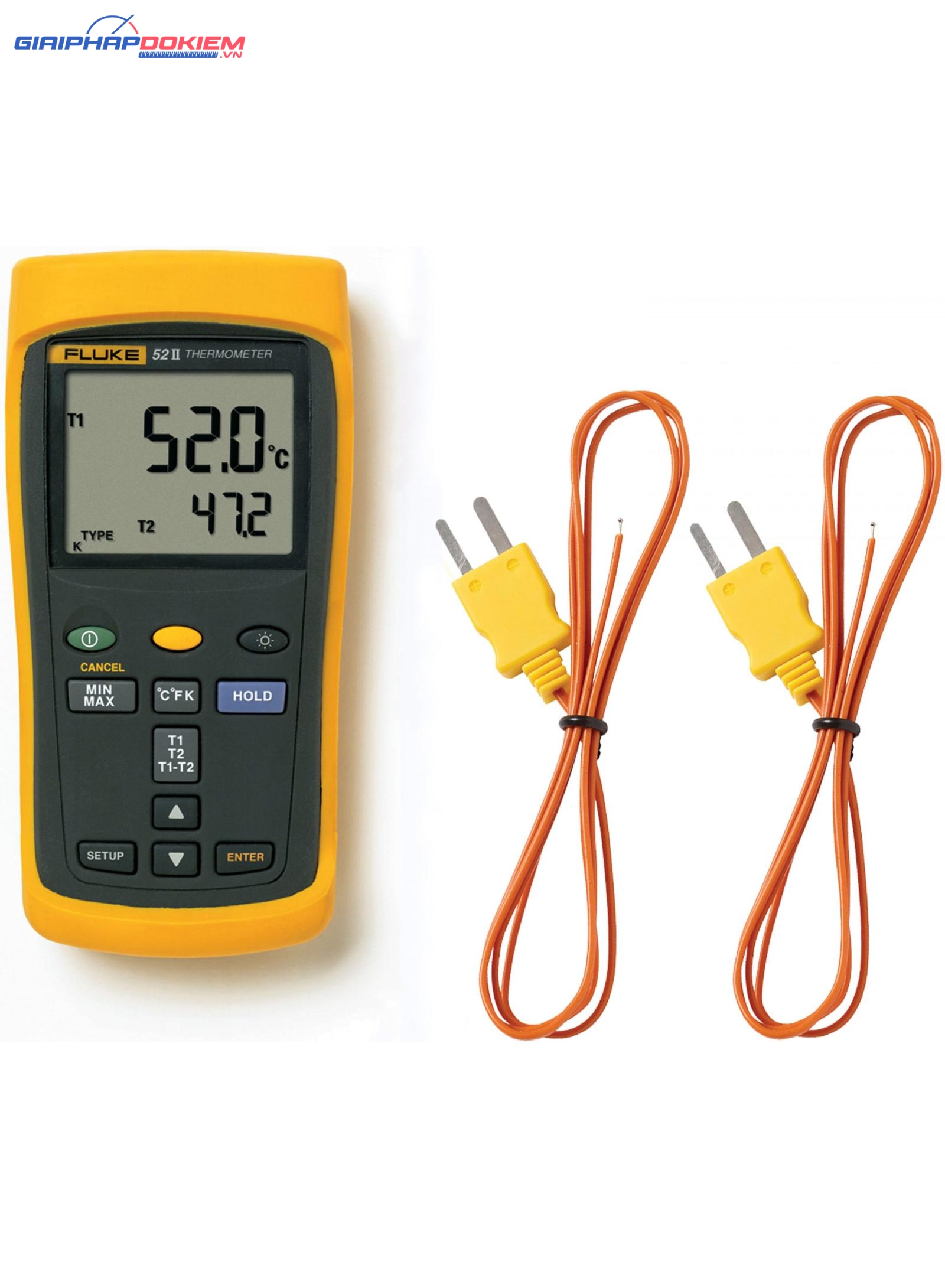 Máy đo nhiệt độ Fluke 52 II 9 Máy đo nhiệt độ Fluke 52 II
