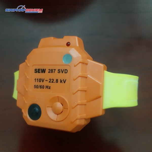 Thiết bị dò điện cao áp, đeo tay, đội đầu, cầu vai áo SEW 287SVD(110V - 22.8KVAC) 9 Thiết bị dò điện cao áp, đeo tay, đội đầu, cầu vai áo SEW 287SVD(110V - 22.8KVAC)