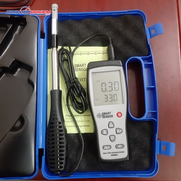 Máy đo tốc độ, lưu lượng, nhiệt độ gió SmartSensor AR866A 7 Máy đo tốc độ, lưu lượng, nhiệt độ gió SmartSensor AR866A