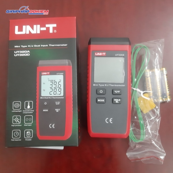 Thiết bị đo nhiệt độ tiếp xúc 1 kênh UNI-T UT320A 30 Thiết bị đo nhiệt độ tiếp xúc 1 kênh UNI-T UT320A