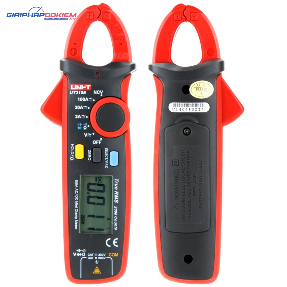 Ampe kìm AC/DC UNI-T UT210E 14 Ampe kìm AC/DC UNI-T UT210E