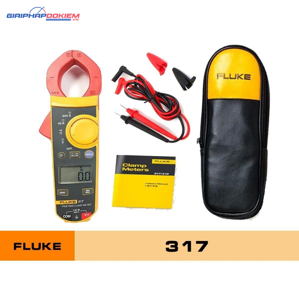 Ampe Kìm Đo Dòng AC/DC Fluke 317 10 Ampe Kìm Đo Dòng AC/DC Fluke 317