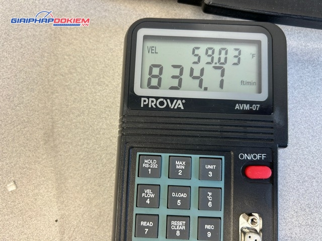 Máy đo tốc độ gió Prova AVM-07 23 Máy đo tốc độ gió Prova AVM-07