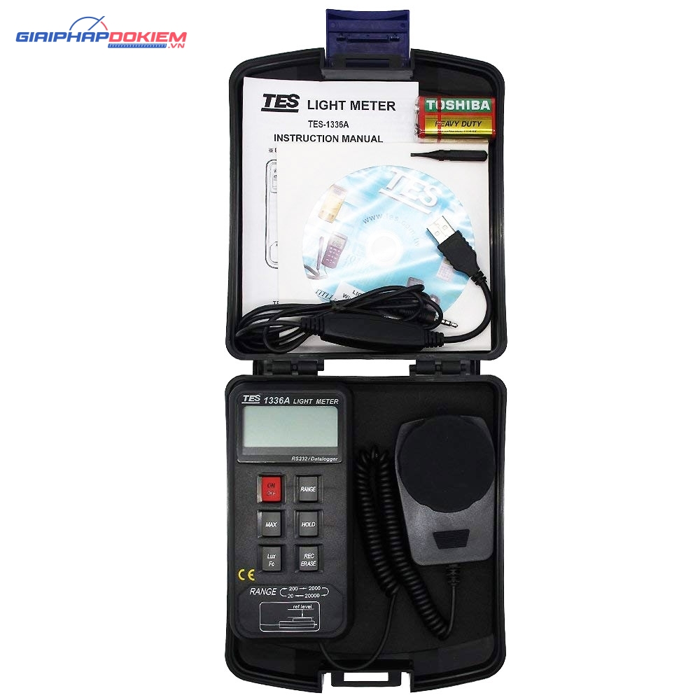 Máy đo cường độ ánh sáng TES 1336A 14 Máy đo cường độ ánh sáng TES 1336A