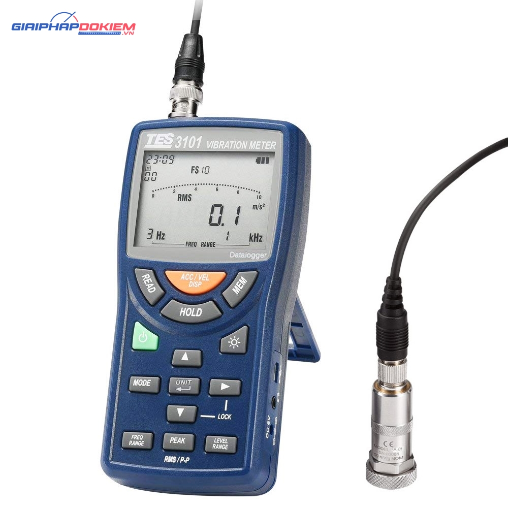 Máy đo độ rung TES 3101 11 Máy đo độ rung TES 3101