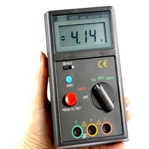 Máy đo điện trở đất TES 1605 17 Máy đo điện trở đất TES 1605