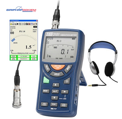 Máy đo độ rung TES 3101 10 Máy đo độ rung TES 3101