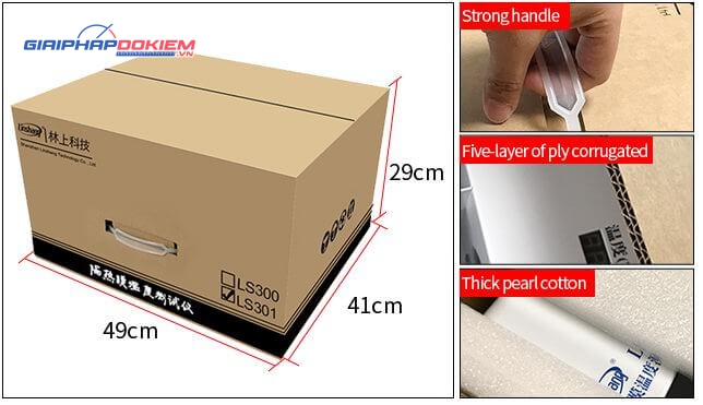 Máy đo nhiệt độ Film cách nhiệt Linshang LS301 14 Máy đo nhiệt độ Film cách nhiệt Linshang LS301