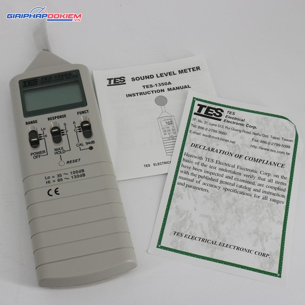 Máy đo độ ồn TES 1350A 16 Máy đo độ ồn TES 1350A