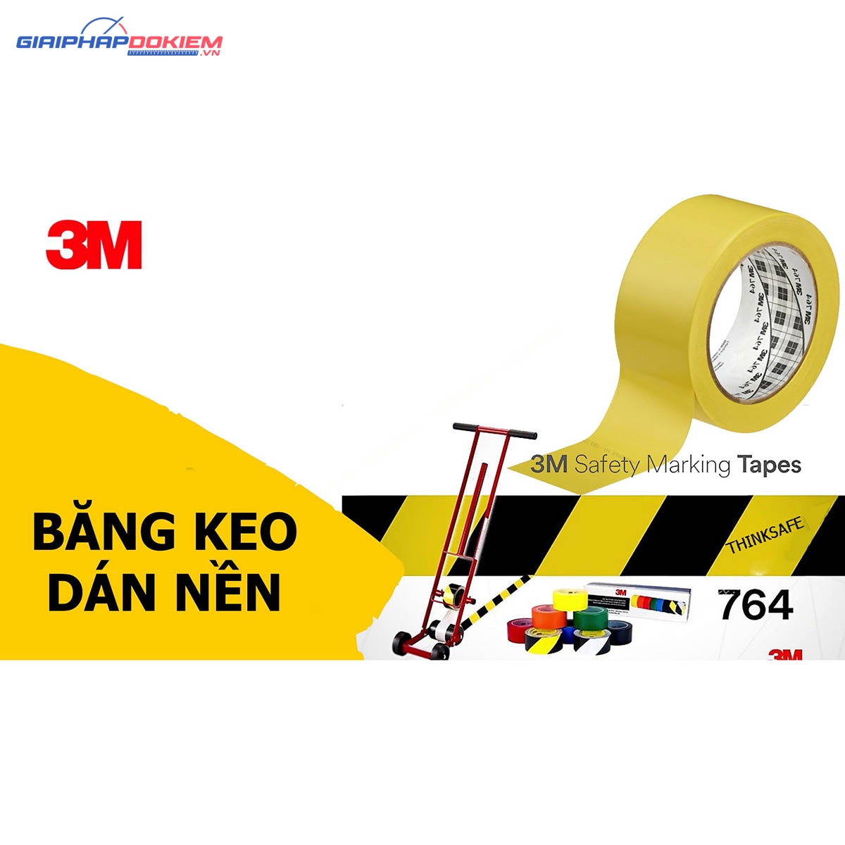 Băng Keo Dán Nền 3M 764 5CM X 33M 5 Băng Keo Dán Nền 3M 764 5CM X 33M