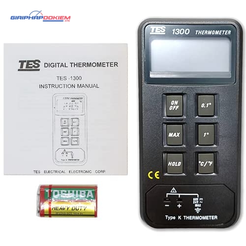 Máy đo nhiệt độ tiếp xúc TES 1300 18 Máy đo nhiệt độ tiếp xúc TES 1300
