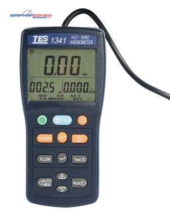 Máy đo tốc độ gió TES 1341 15 Máy đo tốc độ gió TES 1341