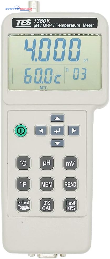Máy đo pH/ORP/ nhiệt độ TES-1380K 29 Máy đo pH/ORP/ nhiệt độ TES-1380K