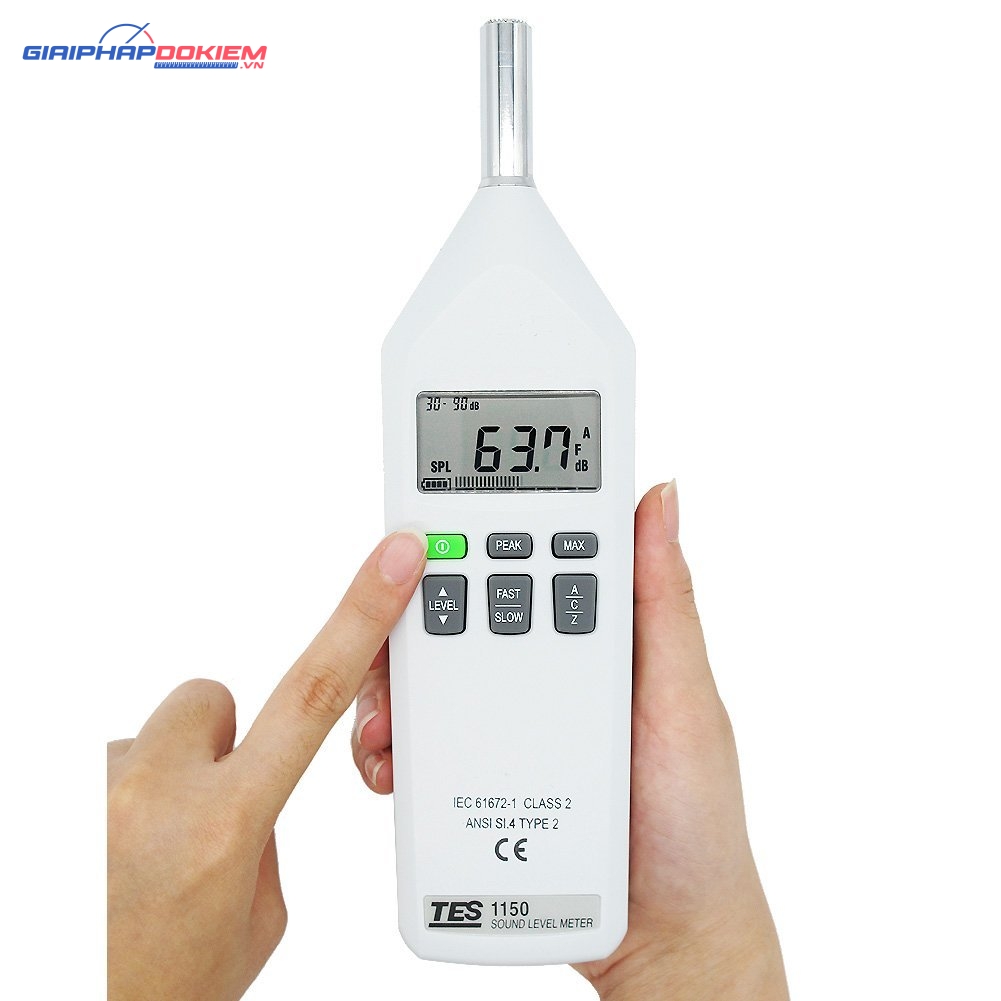 Máy đo độ ồn TES 1150 9 Máy đo độ ồn TES 1150