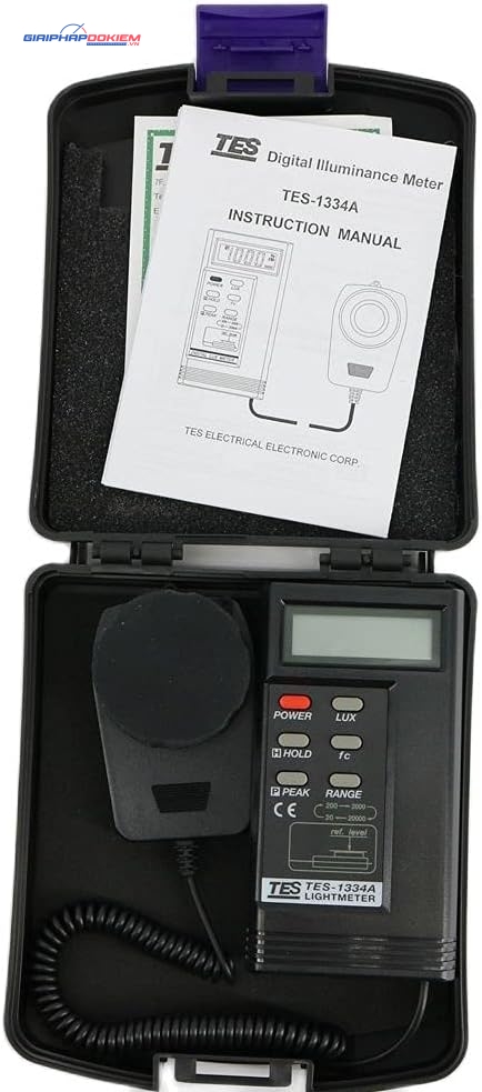 Máy đo cường độ ánh sáng TES 1334A 11 Máy đo cường độ ánh sáng TES 1334A