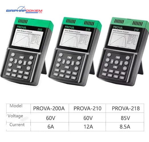 Máy phân tích PV PROVA 218 7 Máy phân tích PV PROVA 218