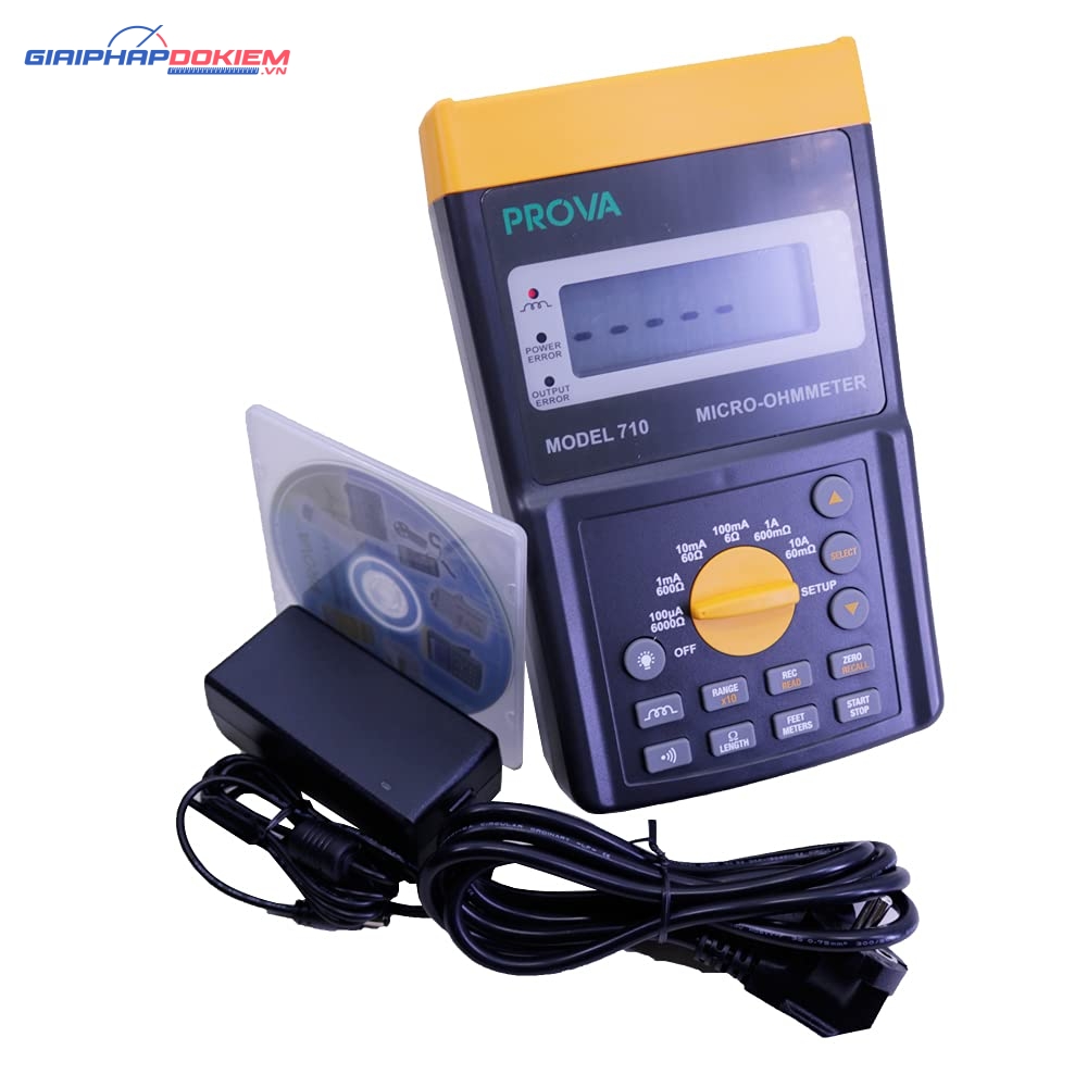 Máy đo điện trở thấp Prova 710 14 Máy đo điện trở thấp Prova 710