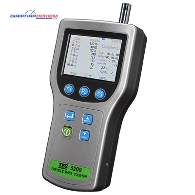 Thiết bị đếm hạt bụi TES 5200 8 Thiết bị đếm hạt bụi TES 5200