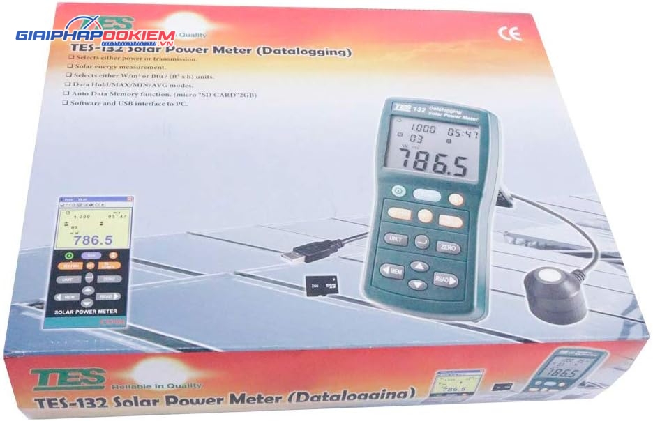 Máy đo năng lượng mặt trời TES 132 11 Máy đo năng lượng mặt trời TES 132