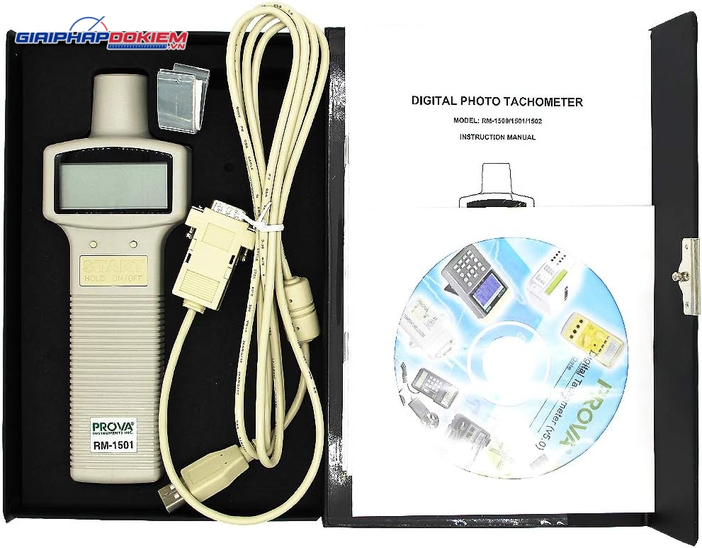 Máy đo tốc độ vòng quay Prova RM-1501 28 Máy đo tốc độ vòng quay Prova RM-1501