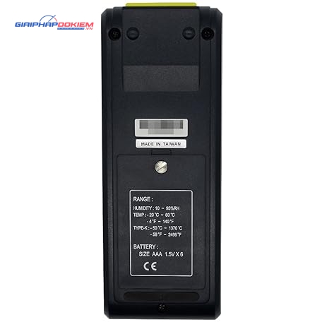 Máy đo nhiệt độ độ ẩm tích hợp máy in TES 1362 10 Máy đo nhiệt độ độ ẩm tích hợp máy in TES 1362