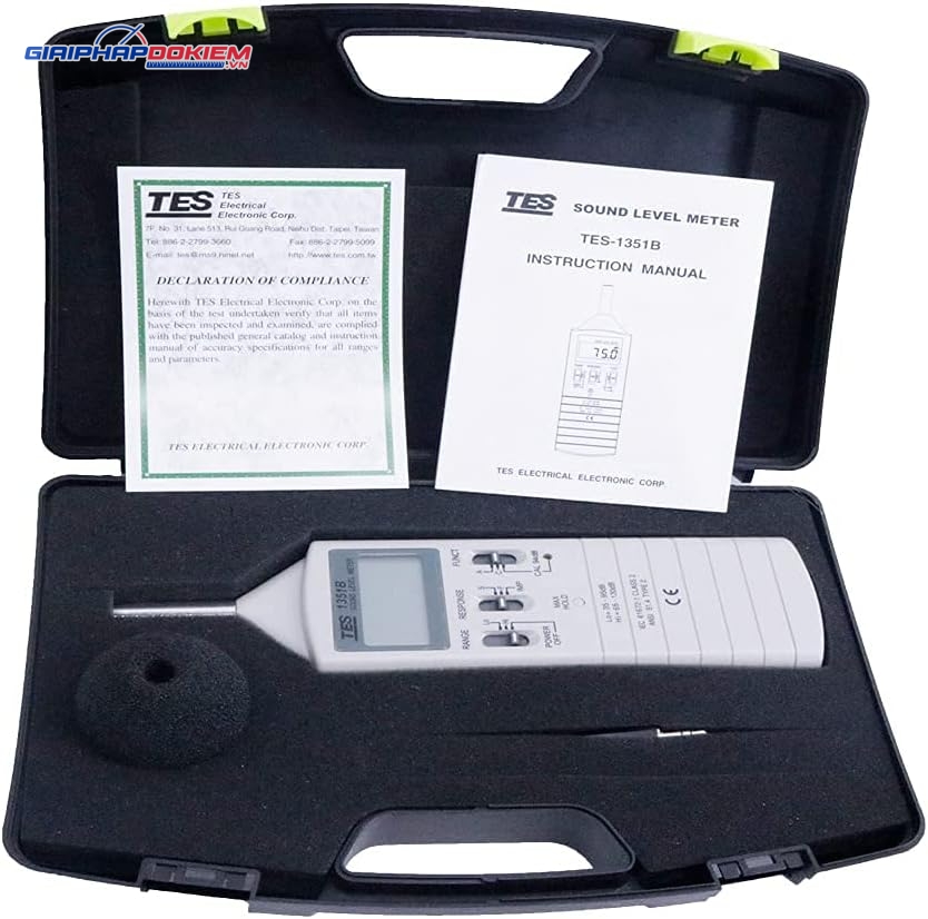 Máy đo độ ồn TES 1351B 12 Máy đo độ ồn TES 1351B