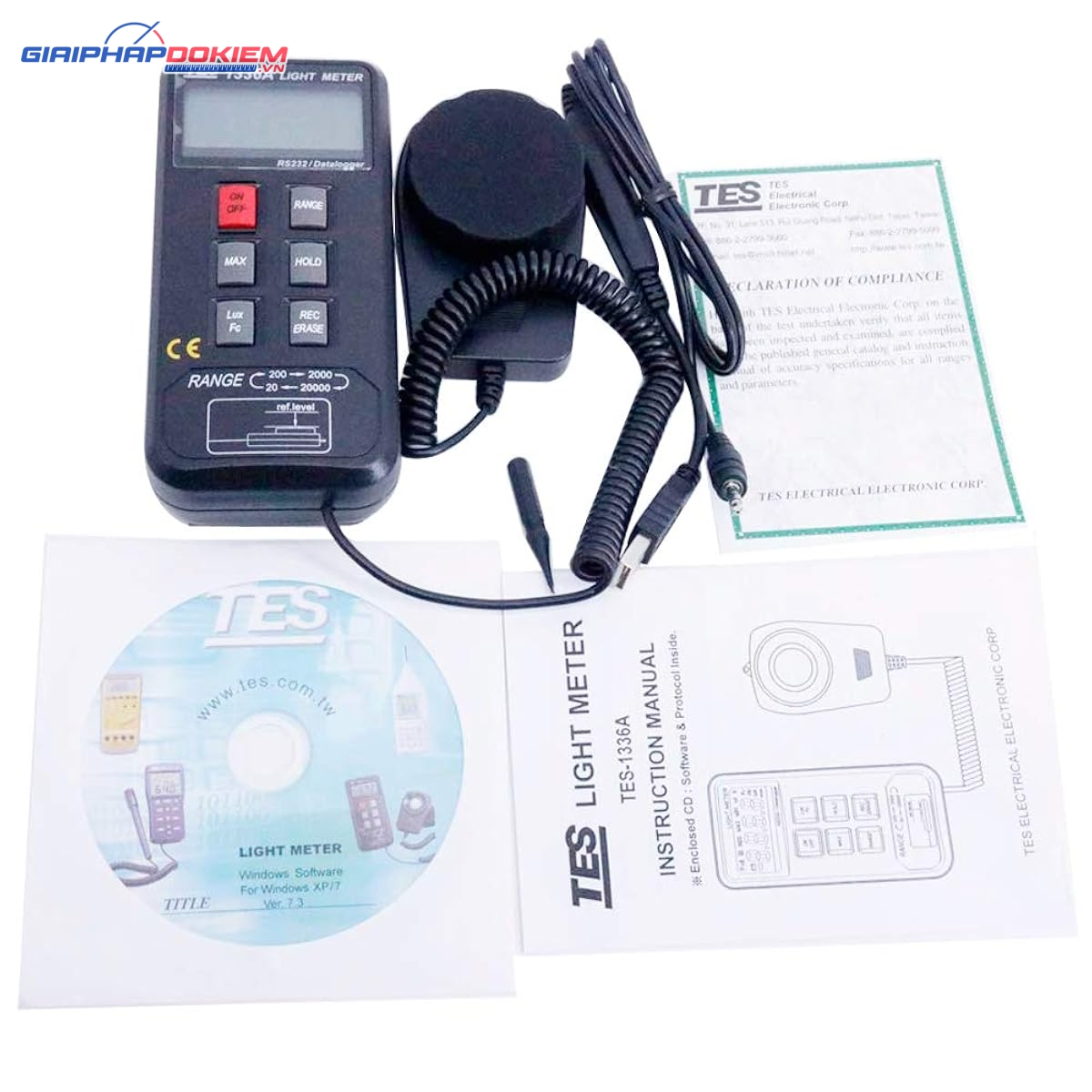 Máy đo cường độ ánh sáng TES 1336A 17 Máy đo cường độ ánh sáng TES 1336A